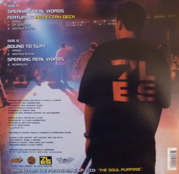 7L & Esoteric : Speaking Real Words (12", Single)