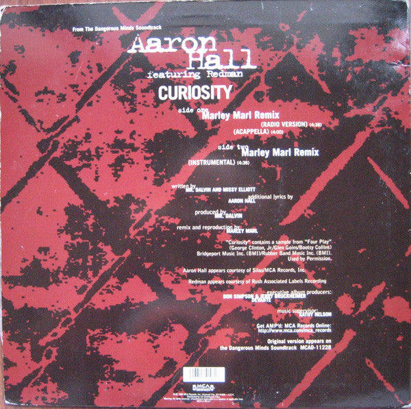 Aaron Hall : Curiosity (12", Single)