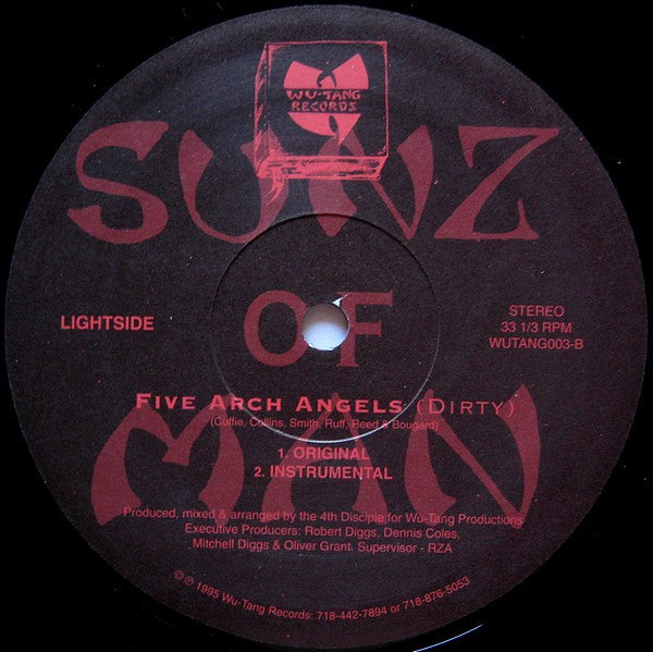 Sunz Of Man : Soldiers Of Darkness / Five Arch Angels (12")