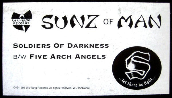 Sunz Of Man : Soldiers Of Darkness / Five Arch Angels (12")