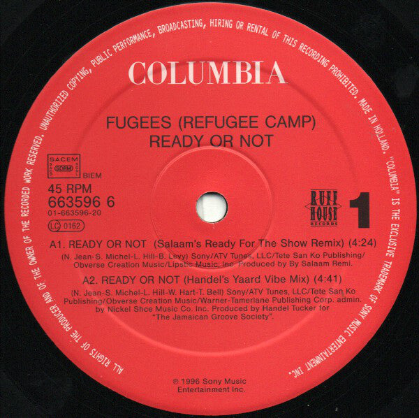 Fugees (Refugee Camp)* : Ready Or Not (12")