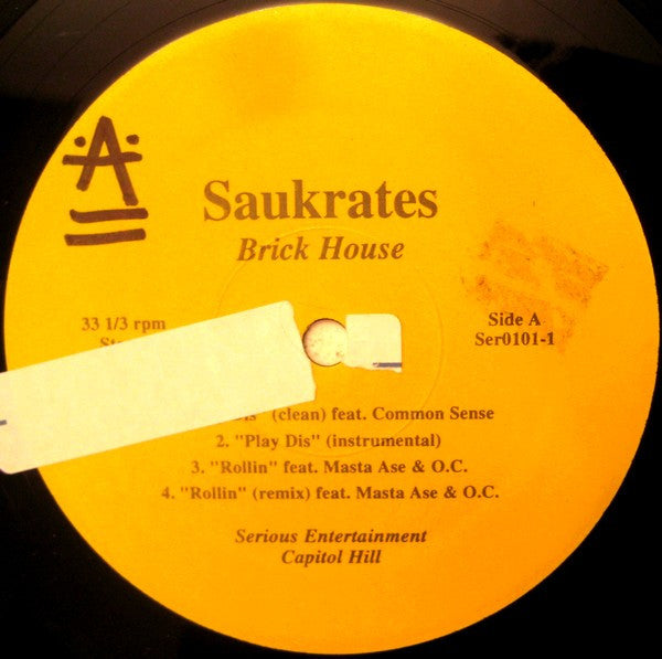 Saukrates : Brick House (12")