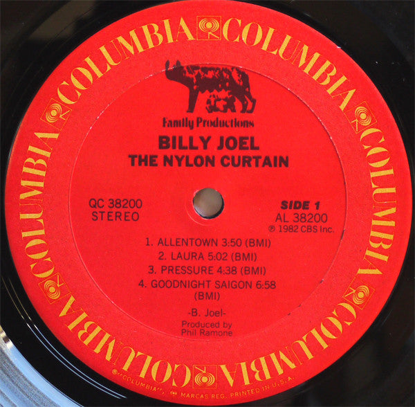Billy Joel : The Nylon Curtain (LP, Album, Ter)