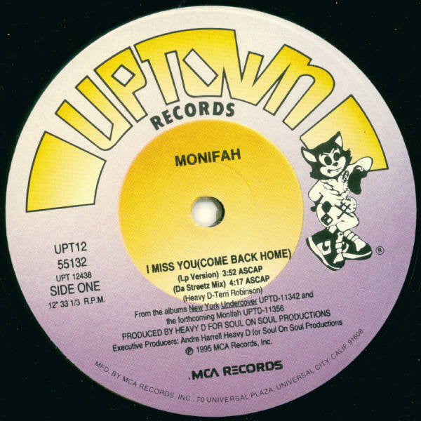 Monifah : I Miss You (Come Back Home) (12")