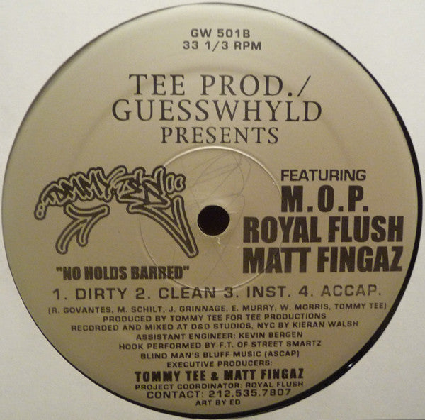 Tommy Tee : World Renown / No Holds Barred (12")