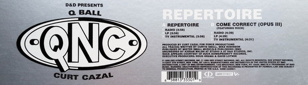 QNC* : Repertoire (12")