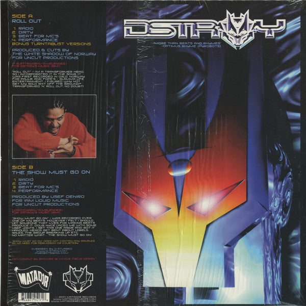 MC D-Stroy : Roll Out / The Show Must Go On (12")