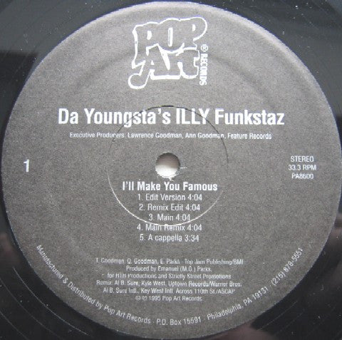 Da Youngsta's : I'll Make You Famous / Bloodshed And War (12", Single)