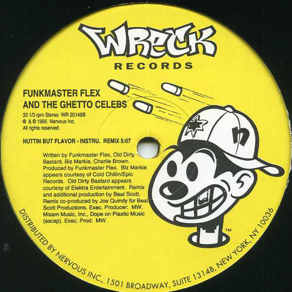 Funkmaster Flex & The Ghetto Celebs : Nuttin But Flavor (Remix) (12")