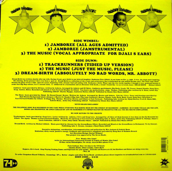 The Unspoken Heard : The Jamboree EP (12", EP)