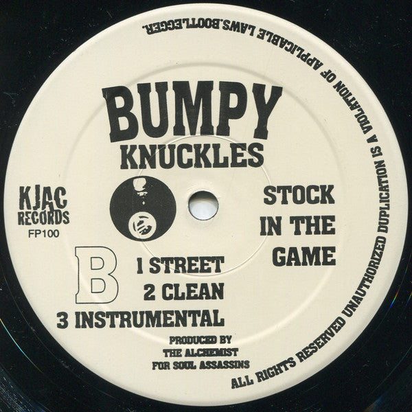 Bumpy Knuckles : Bumpy Knuckles Baby! / Stock In Da Game (12")
