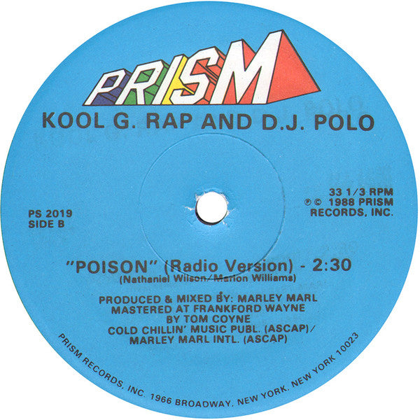 Kool G Rap & D.J. Polo : Poison (12", Single)