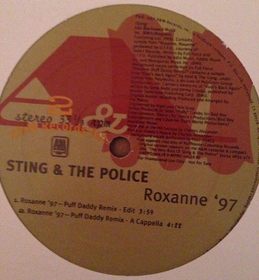 Sting & The Police feat. Pras* : Roxanne '97 (12")