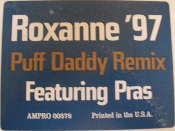 Sting & The Police feat. Pras* : Roxanne '97 (12")