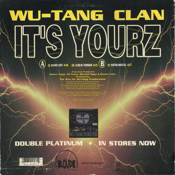 Wu-Tang Clan : It's Yourz (12")