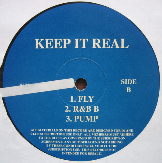 Various : Keep It Real (12", Unofficial)