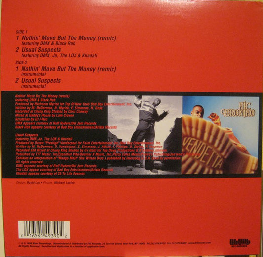Mic Geronimo : Nothin' Move But The Money (Remix) (12")