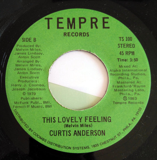 Curtis Anderson : Running Away From Love (7")