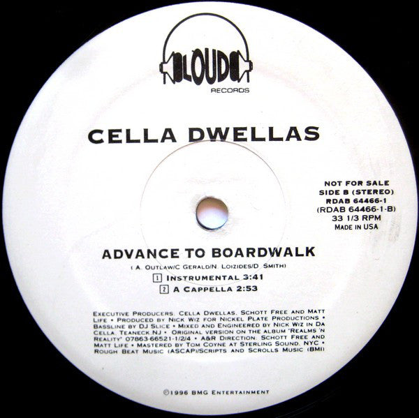 Cella Dwellas : Advance To Boardwalk (12", Promo)