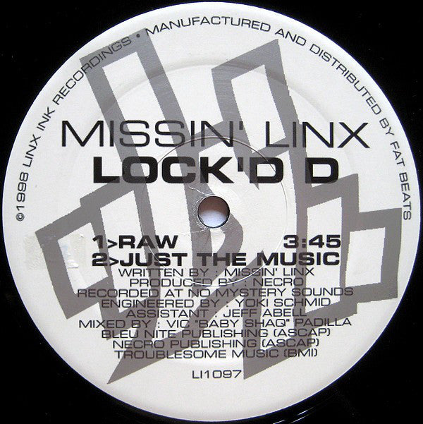 Missin' Linx : M.I.A. / Lock'd D (12")