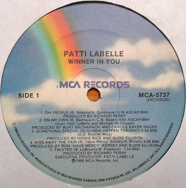 Patti LaBelle : Winner In You (LP, Album)