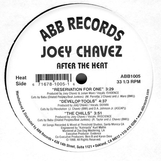 Joey Chavez : After The Heat (12")