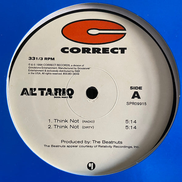 Al' Tariq : Think Not / Peace Akki (12")