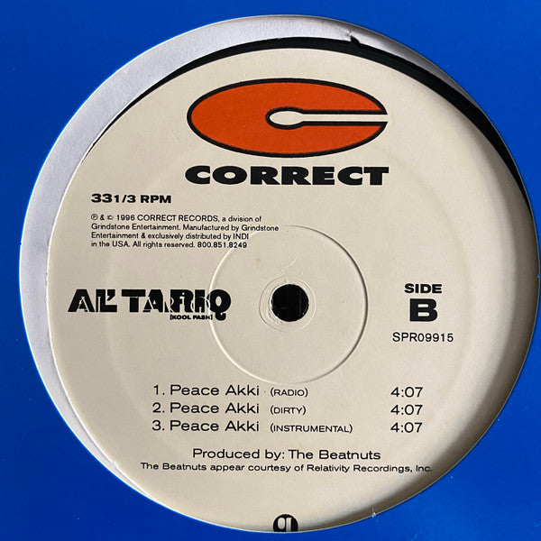 Al' Tariq : Think Not / Peace Akki (12")