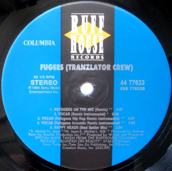 Fugees (Tranzlator Crew)* : Vocab (12")