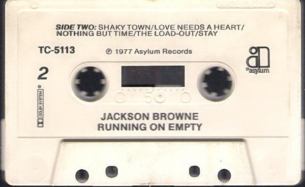 Jackson Browne : Running On Empty (Cass, Album)
