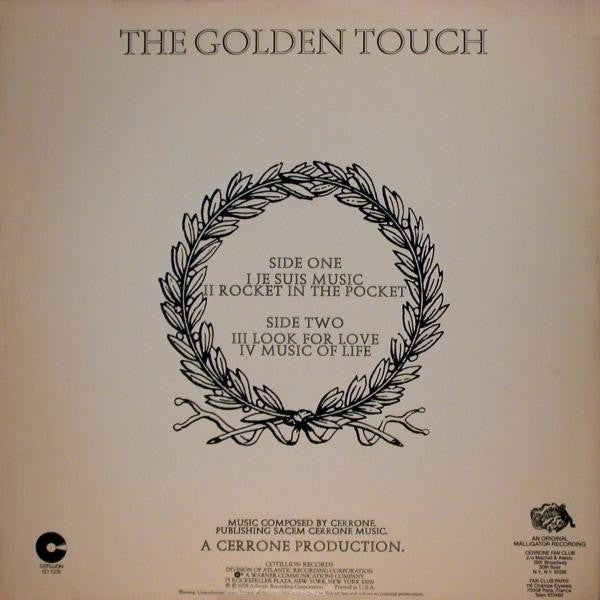 Cerrone : Cerrone IV - The Golden Touch (LP, Album, PR )