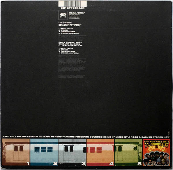 Reflection Eternal / Shabaam Sahdeeq Featuring The Cocoa Brovaz* : On Mission / Every Rhyme I Write (12")