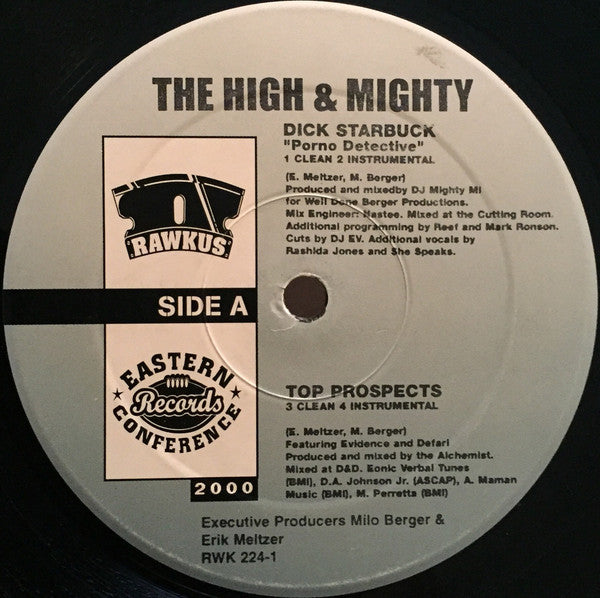 The High & Mighty : Dick Starbuck Porno Detective (12")