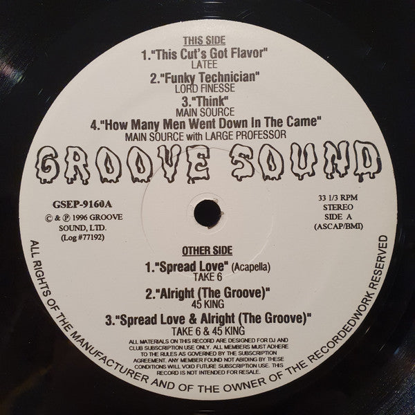 Various : Groove Sound (12", Comp, Unofficial)