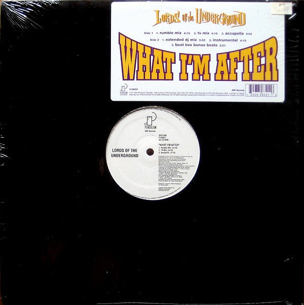 Lords Of The Underground : What I'm After (12")