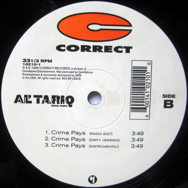 Al' Tariq : Everybody's Talkin' / Crime Pays (12")