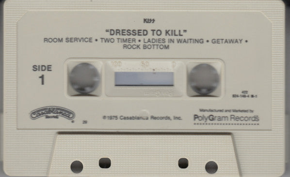 Kiss : Dressed To Kill (Cass, Album, RE)