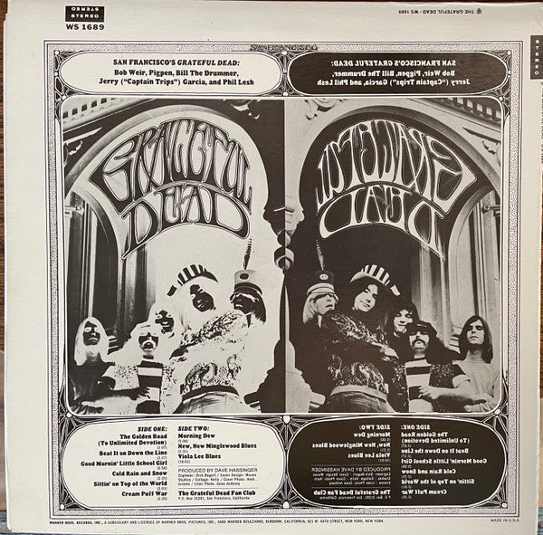 The Grateful Dead : The Grateful Dead (LP, Album, RP, Win)
