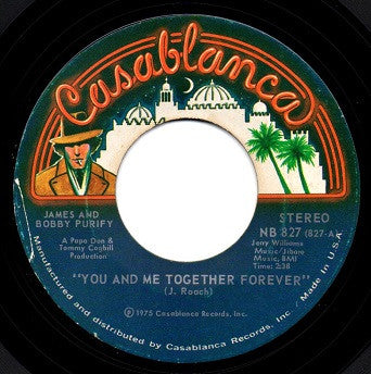 James & Bobby Purify : You And Me Together Forever (7", Single)