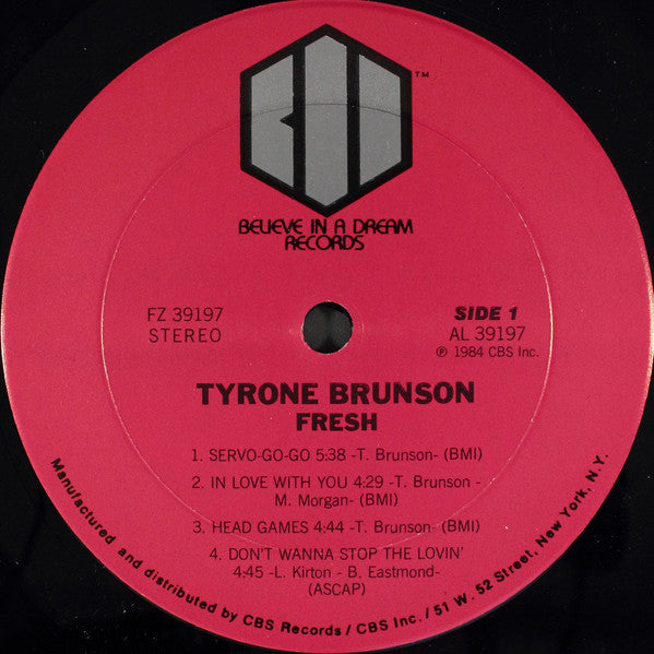 Tyrone Brunson : Fresh (LP, Album)