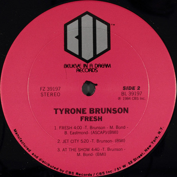 Tyrone Brunson : Fresh (LP, Album)
