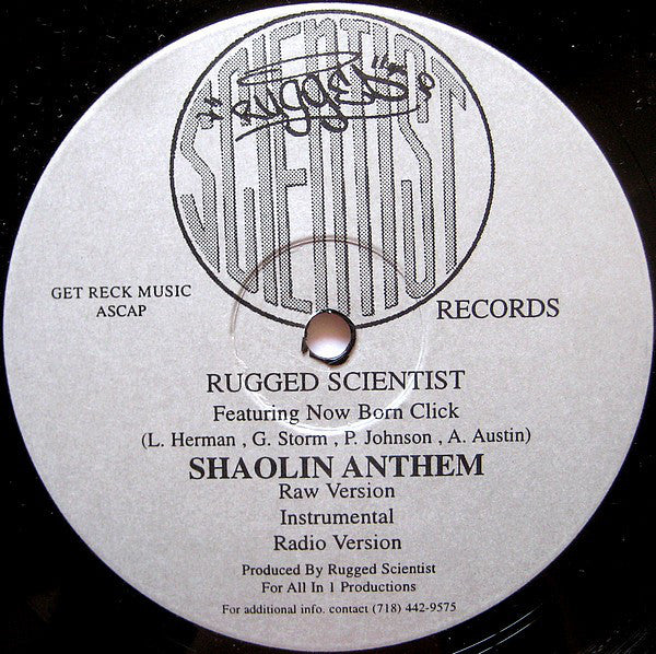 Rugged Scientist : Lights, Camera, Action!!! (12")