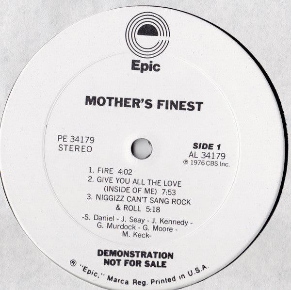 Mother's Finest : Mother's Finest (LP, Album, Promo)