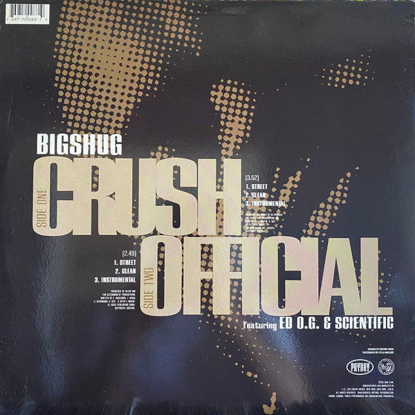 Big Shug : Crush (12")