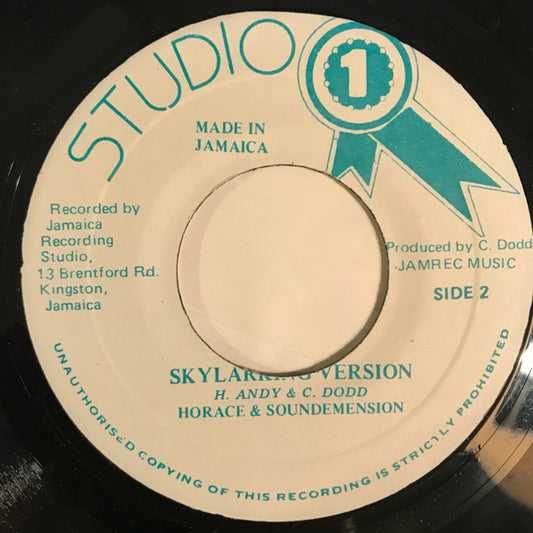 Horace Andy : Skylarking (7", Single, RP, Gre)