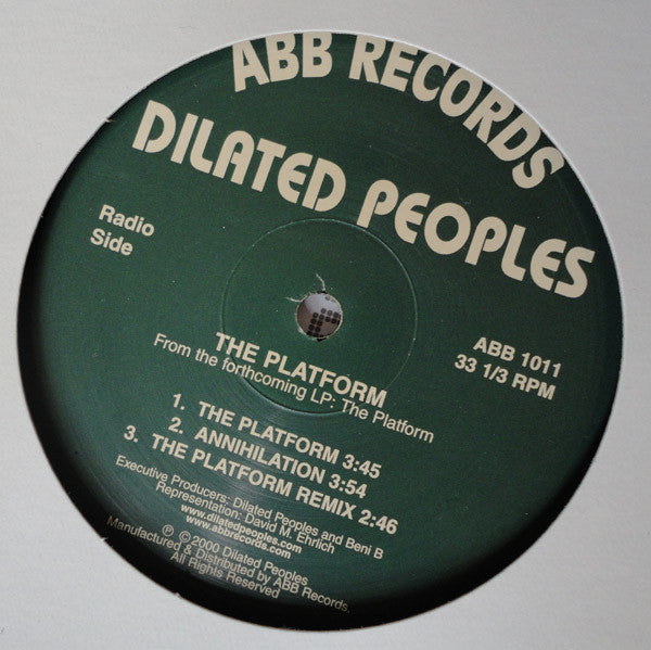 Dilated Peoples : The Platform (12", Single)