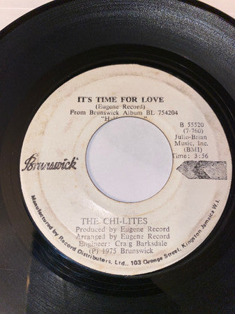 Chi-Lites, The : Here I Am / It's Time For Love (7",45 RPM)