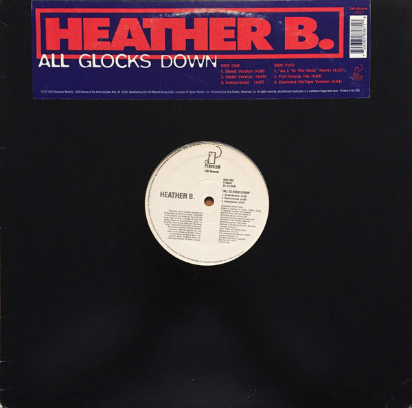 Heather B. : All Glocks Down (12")