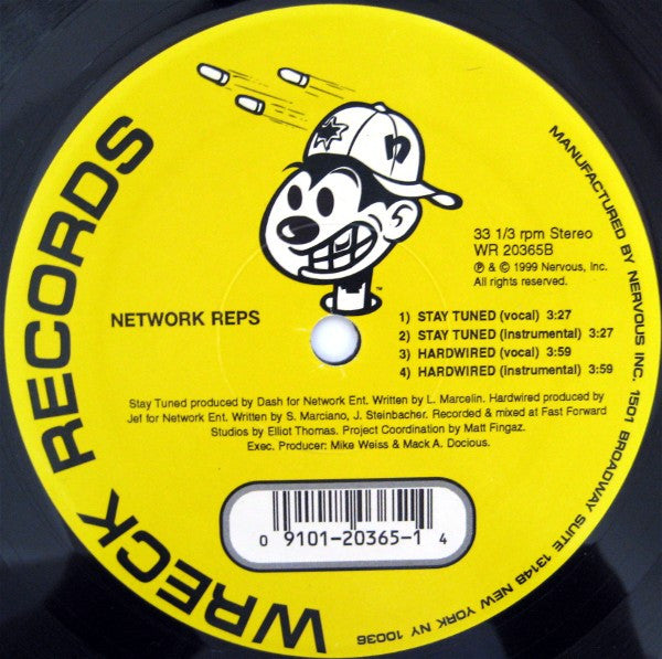 Network Reps : Yeah / Stay Tuned / Hardwired (12")