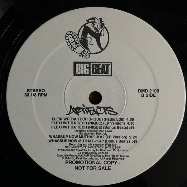 Artifacts : Wrong Side Of Da Tracks (12", Promo)